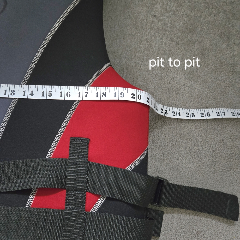 Body Glove Men's Red & Black Neoprene Life Vest - Picture 4 of 7